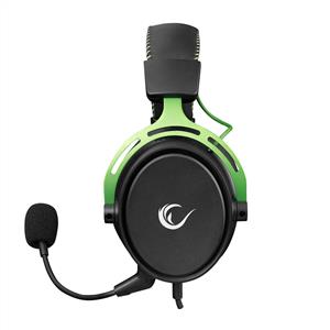 RAMPAGE RM-F5 FURY-X SİYAH/YEŞİL USB 7.1 GAMİNG OYUNCU MİKROFONLU KULAKLIK