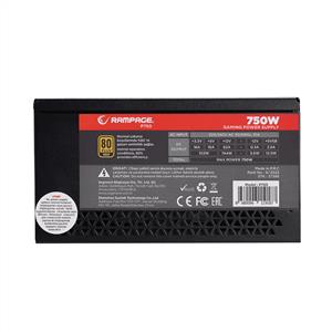 RAMPAGE P750 750W 80 PLUS GOLD FANLI GÜÇ KAYNAĞI