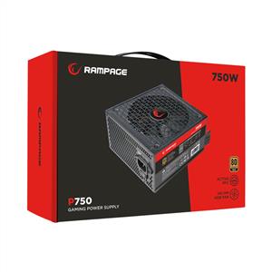 RAMPAGE P750 750W 80 PLUS GOLD FANLI GÜÇ KAYNAĞI