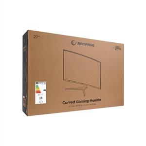 RAMPAGE 27" CM27R165C 1Ms 165Hz FULL HD CURVED GAMING MONITOR