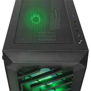 RAMPAGE SPEAR 4x120mm RGB FANLI 750W 80PLUS BRONZE MidT ATX GAMING SİYAH KASA