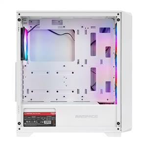 RAMPAGE SPEAR 4x120mm RGB FANLI 750W 80PLUS BRONZE MidT ATX GAMING BEYAZ KASA