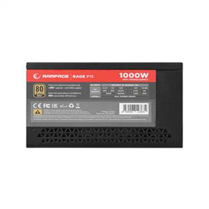 RAMPAGE RAGE P15 1000W 80PLUS GOLD Full Modüler Güç Kaynağı