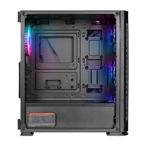RAMPAGE TRAPPER 3x140mm ARGB FANLI 750W 80PLUS BRONZE MidT ATX GAMING KASA