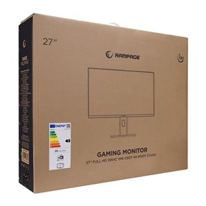 RAMPAGE 27" RAGE RG27R165 1Ms 165Hz VA FULL HD GAMING MONITOR