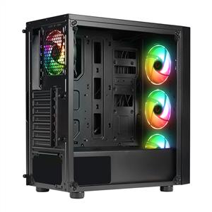 RAMPAGE TRIANGLE 4x120mm RGB Fanlı MidT ATX Gaming Oyuncu Kasası