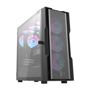 RAMPAGE INFINITY MESH 4*120mm ARGB Fan Manyetik Temperli Camlı Mid-T GAMING KASA