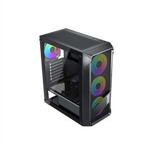 RAMPAGE BLADE 600W 80PLUS SİYAH 4x120mm Sabit RGB FAN MİD-T GAMING KASA