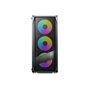 RAMPAGE BLADE 600W 80PLUS SİYAH 4x120mm Sabit RGB FAN MİD-T GAMING KASA