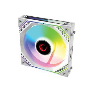 RAMPAGE 45CFM 2000RPM 3x12cm ARGB Fan Aura3P+4P 3in1 AIO Beyaz Kasa Fan Kiti