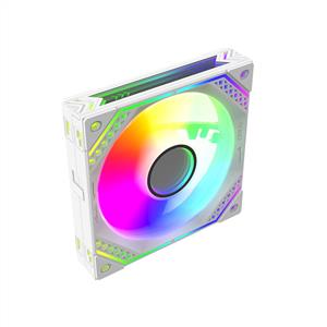 RAMPAGE 45CFM 2000RPM 3x12cm ARGB Fan Aura3P+4P 3in1 AIO Beyaz Kasa Fan Kiti
