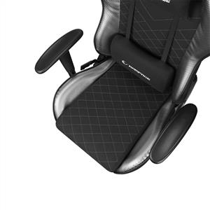 Rampage KL-R83 CARBON Üst Seviye Terletmez Kumaş Gri/Siyah Gaming Oyuncu Koltuğu