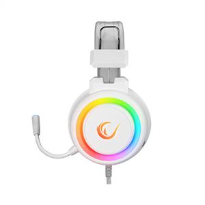 RAMPAGE SN-R10 ALQUIST 3,5MM RGB GAMİNG OYUNCU MİKROFONLU KULAKLIK-BEYAZ