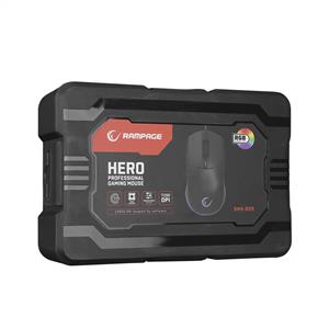 RAMPAGE SMX-R29 HERO 7200 DPI KABLOLU GAMING MOUSE-SİYAH