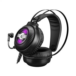 Rampage RM-K29 THUNDER Siyah 3,5mm + USB Bağlantı Mikrofonlu Oyuncu Kulaklığı