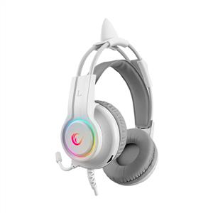 Rampage RM-K91 X-CATTY Beyaz USB 7.1 Version RGB Gaming Oyuncu Mikrofonlu Kulaklık