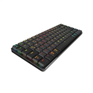 RAMPAGE W-GRANITE RED SWITCH RGB BLUETOOTH GAMING KLAVYE-SIYAH/GRI