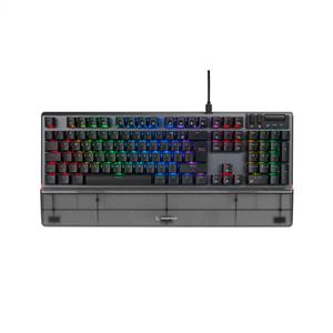 RAMPAGE CARBON RGB Q BILEK DESTEKLI RED SWITCH GAMING KLAVYE