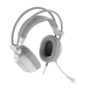 RAMPAGE RAGING PLUS BEYAZ  USB 7.1 RGB LEDLİ GAMİNG OYUNCU MİKROFONLU KULAKLIK
