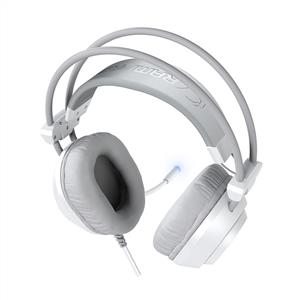 RAMPAGE RAGING PLUS BEYAZ  USB 7.1 RGB LEDLİ GAMİNG OYUNCU MİKROFONLU KULAKLIK