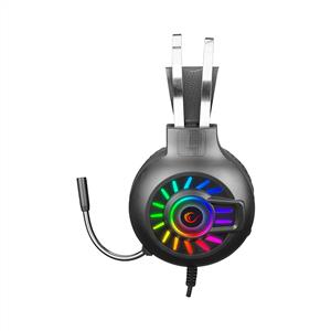 Rampage RM-K44 ZENGIBAR Siyah 7.1 Surround RGB Işık Efekti Mikrofonlu Oyuncu Kulaklığı