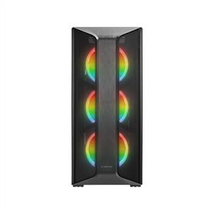 RAMPAGE SAILOR 4x120mm Rainbow Fanlı 650W 80Plus BRONZE MidT ATX GAMING KASA