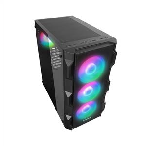 RAMPAGE WOON MESH SİYAH 4x120mm FANLI 650W 80PLUS BRONZE ARGB MidT ATX GAMING KASA