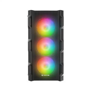 RAMPAGE WOON MESH SİYAH 4x120mm FANLI 650W 80PLUS BRONZE ARGB MidT ATX GAMING KASA