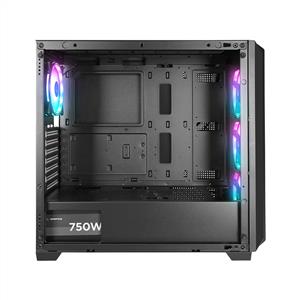 RAMPAGE ELYSIAN MESH SİYAH 4x120mm ARGB FANLI 750W 80PLUS BRONZE MidT ATX GAMING KASA
