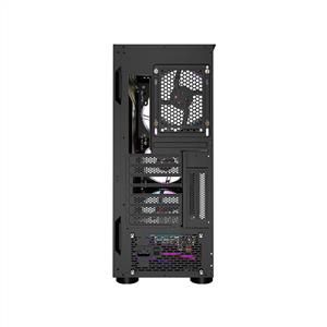 RAMPAGE HOLLOW 4x120mm ARGB FANLI 650W 80Plus MidT ATX GAMING KASA