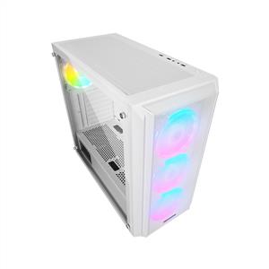 RAMPAGE ELYSIAN MESH BEYAZ 4x120mm ARGB FANLI 750W 80PLUS BRONZE MidT ATX GAMING KASA
