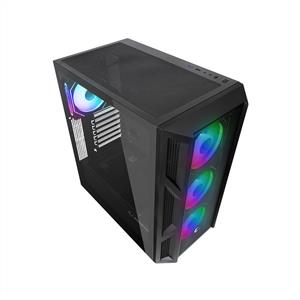 RAMPAGE HUMBLE MESH SİYAH 4x120mm RGB Fanlı 650W 80Plus BRONZE MidT ATX GAMING KASA