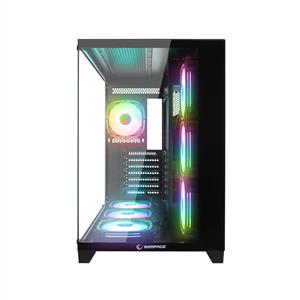 RAMPAGE ARCTURUS SİYAH 7x120mm RGB FANLI 750W 80PLUS BRONZE MidT ATX GAMING KASA