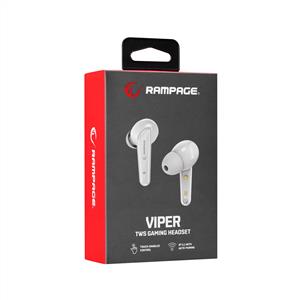 Rampage RM-TWS01G VIPER TWS Oyuncu Kulaklığı - Beyaz