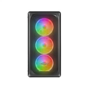 RAMPAGE ARMOR V2 4x120mm RGB FANLI 600W 80PLUS BRONZE MidT ATX GAMING KASA