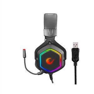 Rampage RM-K50 SELECT Usb 7.1 RGB Ledli Gaming Oyuncu Mikrofonlu Kulaklık - Siyah