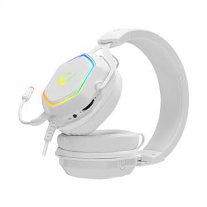 Rampage RM-K50 SELECT Usb 7.1 RGB Ledli Gaming Oyuncu Mikrofonlu Kulaklık- Beyaz