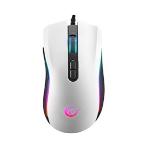 RAMPAGE SMX-R44 V2 12800 DPI RGB KABLOLU GAMING MOUSE - BEYAZ