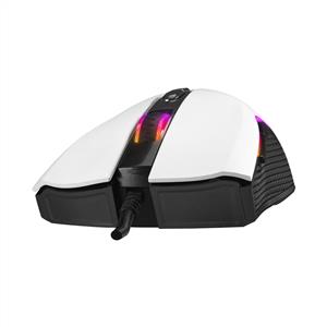 RAMPAGE SMX-R44 V2 12800 DPI RGB KABLOLU GAMING MOUSE - BEYAZ