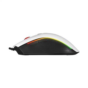 RAMPAGE SMX-R44 V2 12800 DPI RGB KABLOLU GAMING MOUSE - BEYAZ