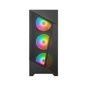RAMPAGE INSPIRER MESH SİYAH 4x120mm ARGB Fanlı 650W 80PLUS MidT ATX GAMING KASA