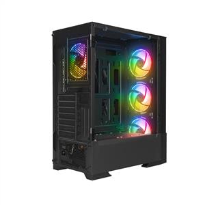 RAMPAGE INSPIRER MESH SİYAH 4x120mm ARGB Fanlı 650W 80PLUS MidT ATX GAMING KASA