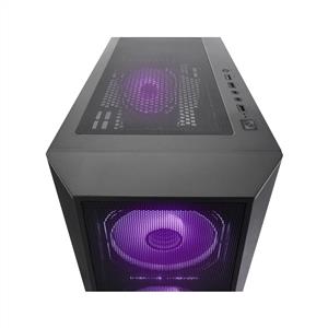 RAMPAGE GLARE MESH SİYAH 4x120mm ARGB Fanlı 650W 80PLUS MidT ATX GAMING KASA