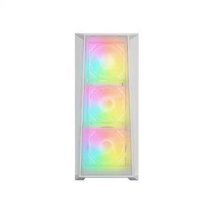 RAMPAGE GLARE MESH BEYAZ 4x120mm ARGB Fanlı 650W 80PLUS MidT ATX GAMING KASA