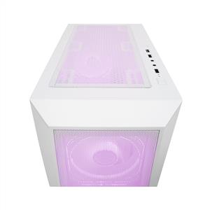 RAMPAGE GLARE MESH BEYAZ 4x120mm ARGB Fanlı 650W 80PLUS MidT ATX GAMING KASA