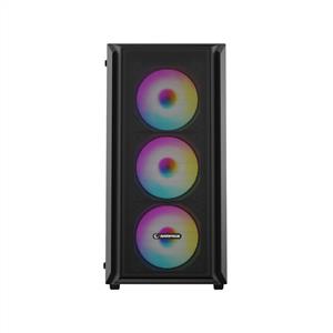 RAMPAGE BETA MESH SİYAH 4x120mm ARGB Fanlı 650W 80PLUS MidT ATX GAMING KASA