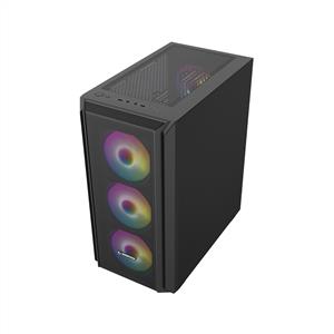 RAMPAGE BETA MESH SİYAH 4x120mm ARGB Fanlı 650W 80PLUS MidT ATX GAMING KASA