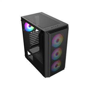RAMPAGE BETA MESH SİYAH 4x120mm ARGB Fanlı 650W 80PLUS MidT ATX GAMING KASA