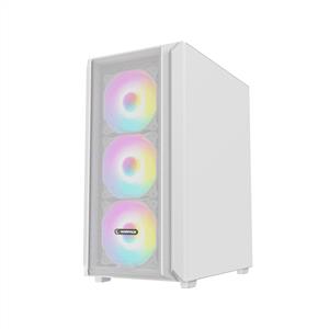 RAMPAGE BETA MESH BEYAZ 4x120mm ARGB Fanlı 650W 80PLUS MidT ATX GAMING KASA