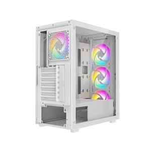 RAMPAGE BETA MESH BEYAZ 4x120mm ARGB Fanlı 650W 80PLUS MidT ATX GAMING KASA